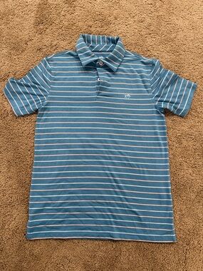 Striped Blue Men’s Polo Shirt